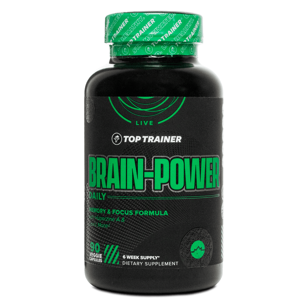 Brain-Power with Lion's Mane, Alpha GPC & Bacopa | Top Trainer