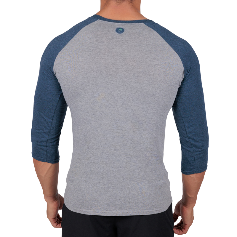 Barbell 3/4 Raglan Tee – TopTrainer