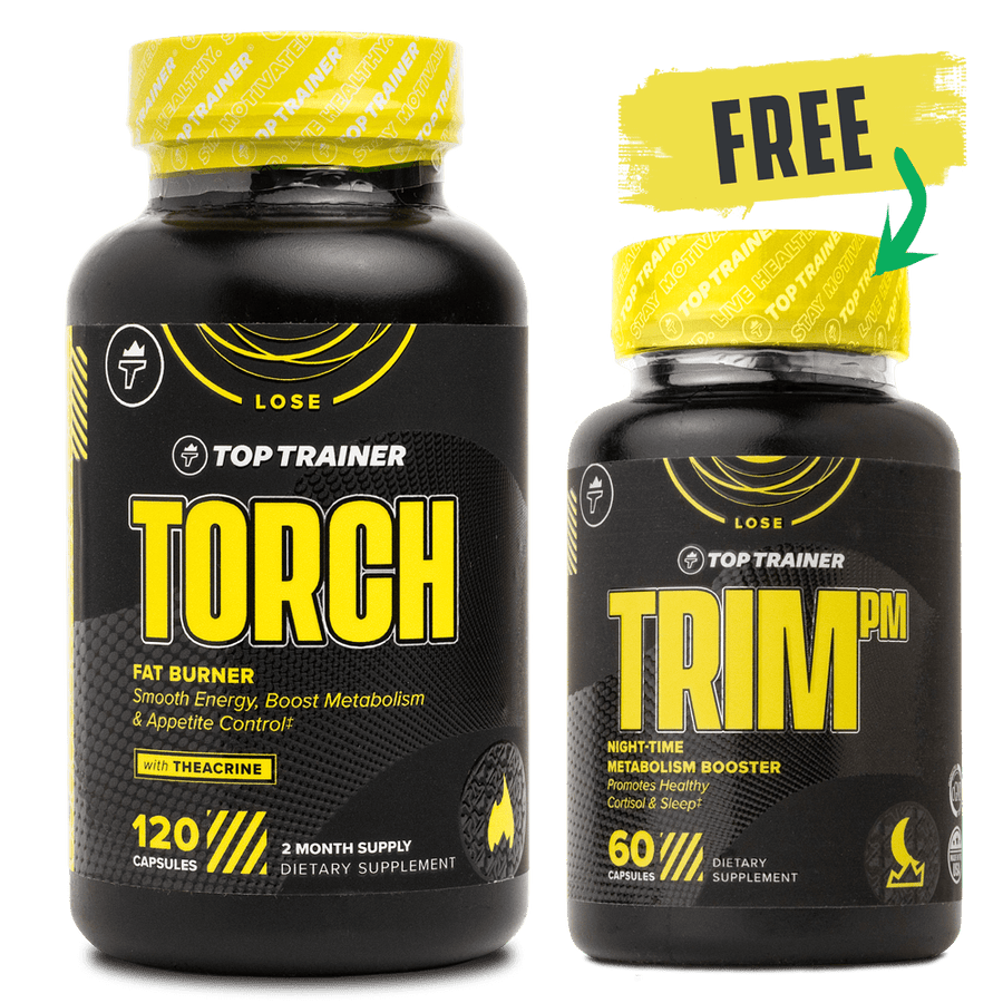 Torch with a free bottle of TrimPM