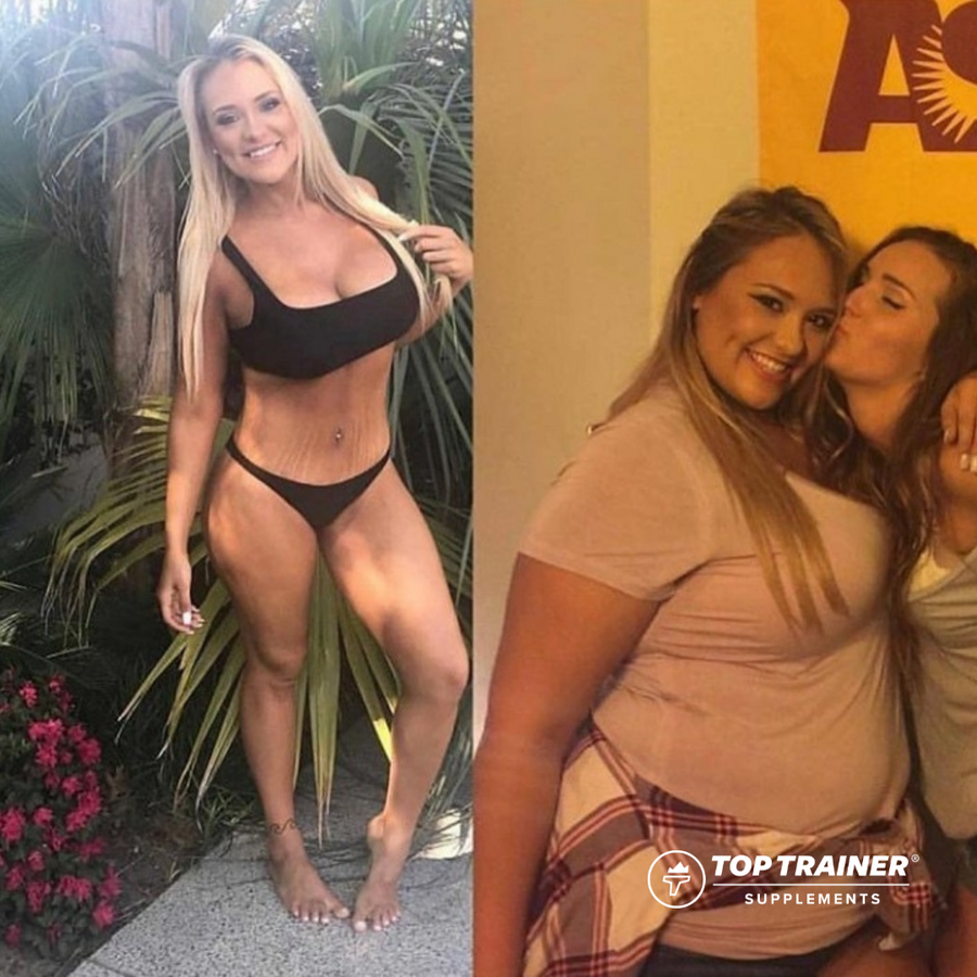 Before-and-after photo