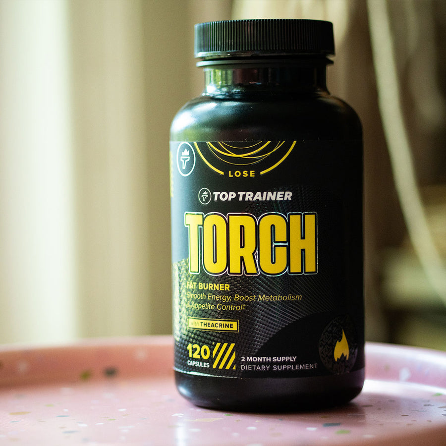 Close-up of a Torch bottle